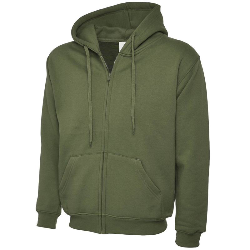 Solid Zipper Hoodies