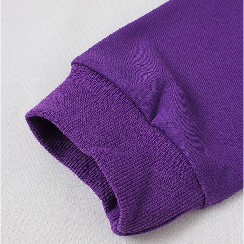 White & Purple Sweatshirts