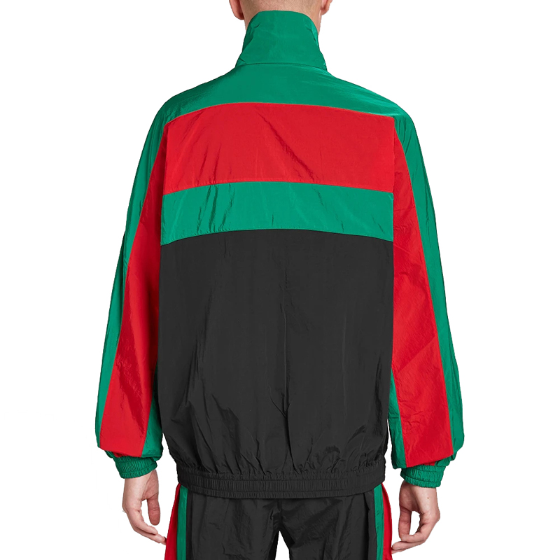 Winter Autumn Colorblock Tracksuit Men
