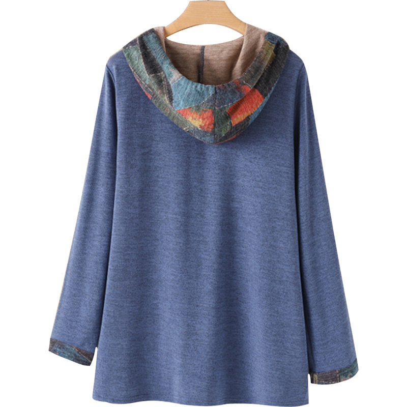 Patchwork Printed Hoodies